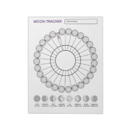 Moon Tracker Notizblock