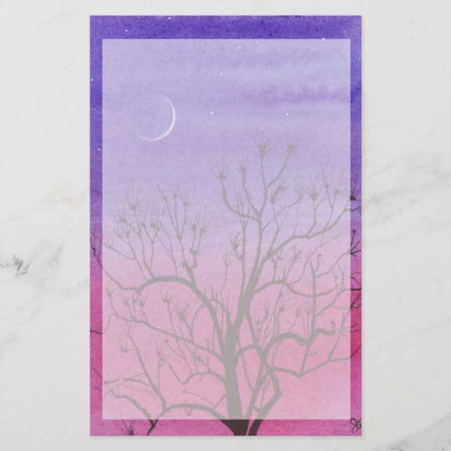 Moon Tree Briefpapier (Vorderseite)