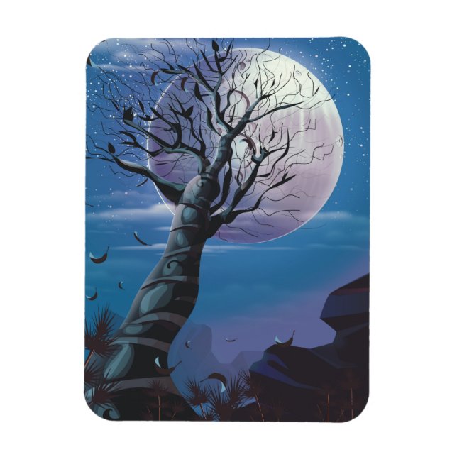 Moon Tree Magnet (Vertikal)