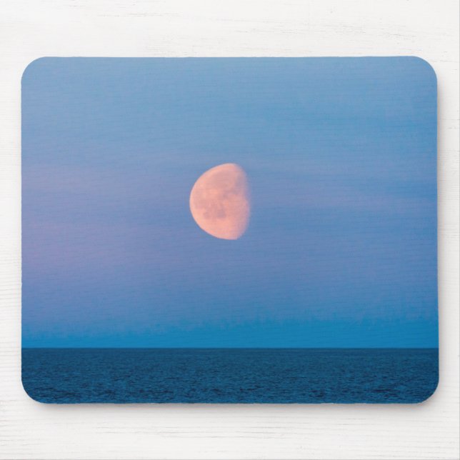 Moon über dem Beringmeer | Russland Fernost Mousepad (Vorne)
