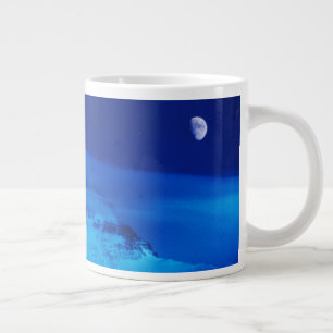Moon über dem Mt. Everest Tibet, China Jumbo-Tasse