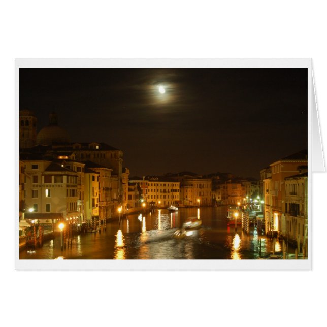 Moon über Venedig (Vorderseite (Horizontal))