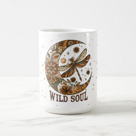 Moon und Libelle Kaffeetasse