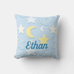 Moon- und Sternmuster Kissen
