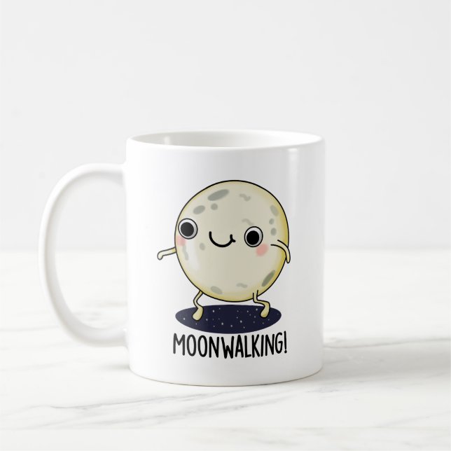 Moon Walking Funny Dance Pub Kaffeetasse (Links)