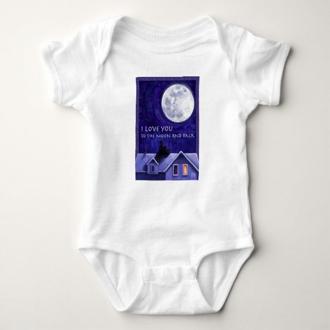 Moon Watch Baby Strampler (Vorderseite)