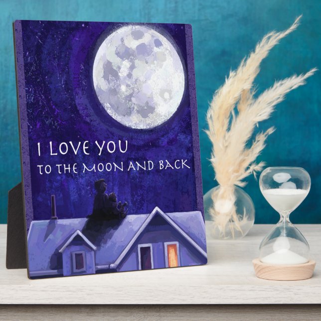 Moon Watch Fotoplatte (Seite)