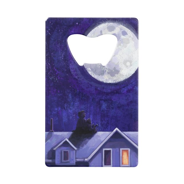 Moon Watch Geldbeutel Flaschenöffner (Vorderseite)