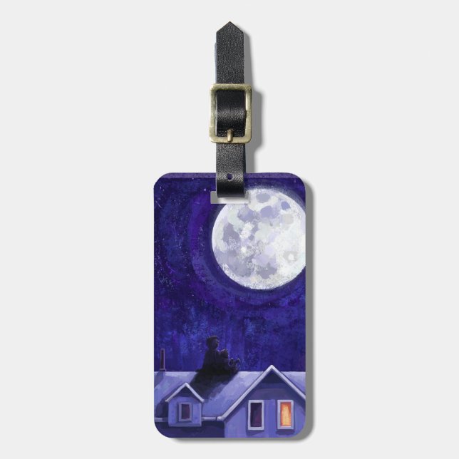 Moon Watch Gepäckanhänger (Vorderseite vertikal)