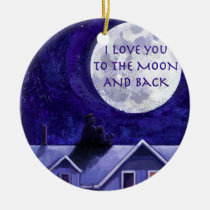 Moon Watch Keramikornament