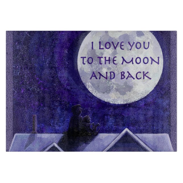 Moon Watch Schneidebrett (Vorderseite)