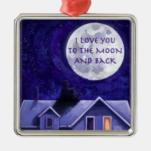 Moon Watch Silbernes Ornament