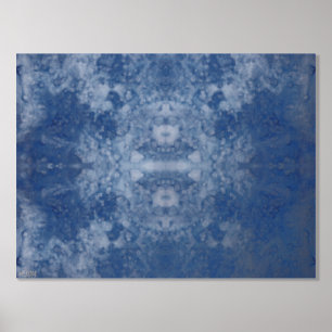 Moon Water II Silver Foil Print Foliendrucke