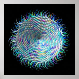 Moon Weave 1 (Hi-res-Print) Poster