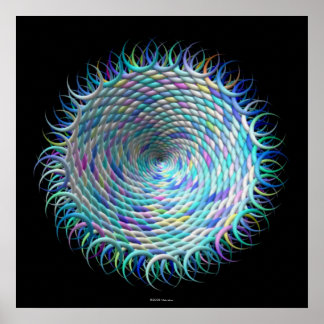 Moon Weave 1 (Hi-res-Print) Poster