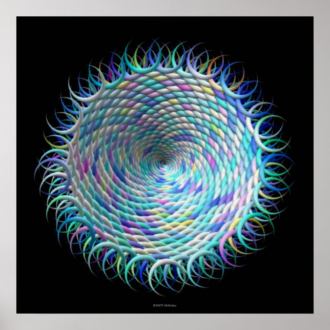 Moon Weave 1 (Hi-res-Print) Poster (Vorne)