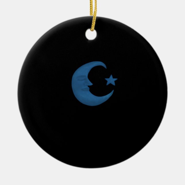 Moon Whimsigoth Keramik Ornament (Vorne)