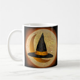 Moon Witch Hat benutzerdefinierte Tasse
