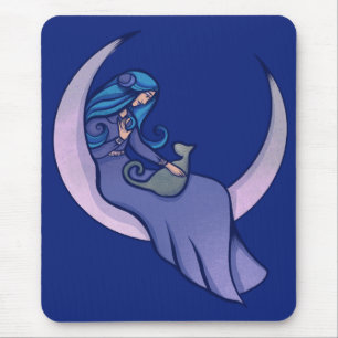 Moon Witch MoonChild Pagan Wicca Kunst, Dichtung u Mousepad