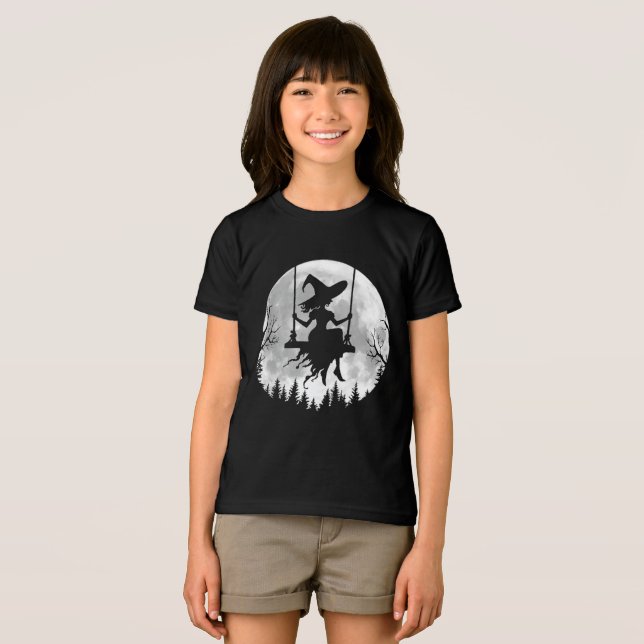 Moon Witch Swing Tri-Blend Shirt (Vorderseite Voll)
