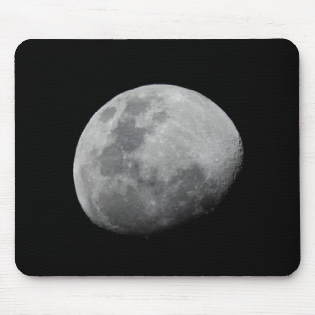 Moon with Black Sky Zambia Mousepad (Vorne)