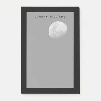 Moon with Black Sky Zambia Post-it Klebezettel