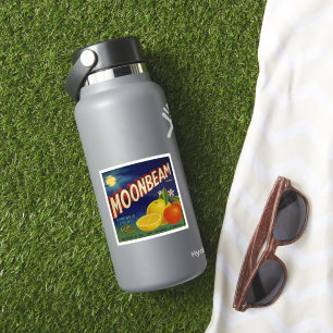 Moonbeam Brand Vintages Zitruszeichen Aufkleber
