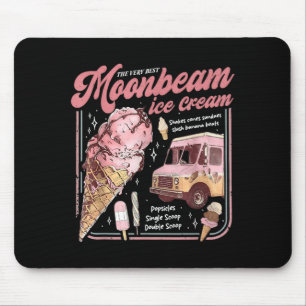 Moonbeam-Eiscreme-Wagen Vintage Retro Mousepad