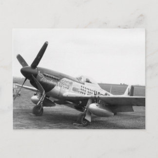 'Moonbeam McSwine' P51 Mustan, USAAF WW2 Postkarte