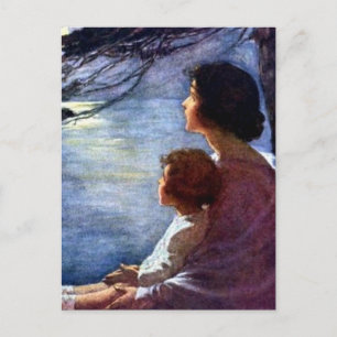 "Moonbeam" von Jessie Willcox Smith Postkarte