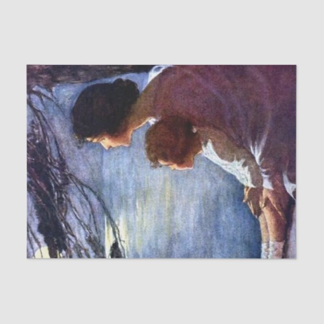 "Moonbeam" von Jessie Willcox Smith Seidenpapier (Vorderseite)