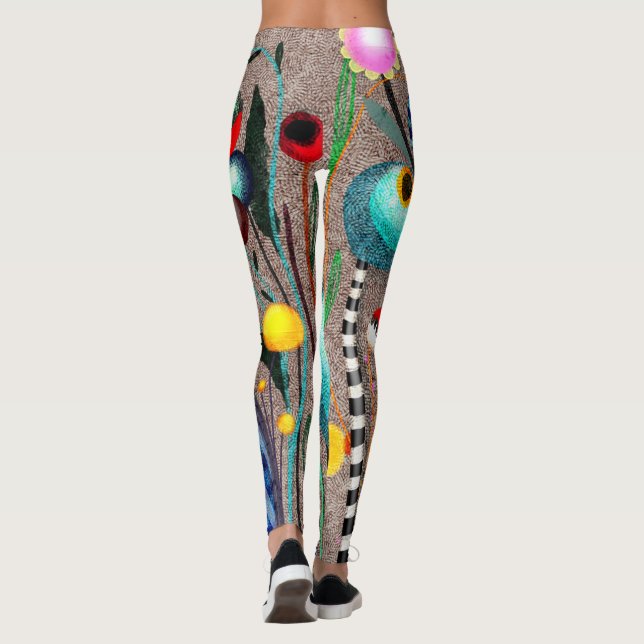 MoonBlumen Chiffon Scarf Leggings (Rückseite)