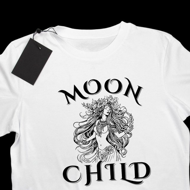 MoonChild Bloral Crown Divine Feminine T-Shirt (Von Creator hochgeladen)