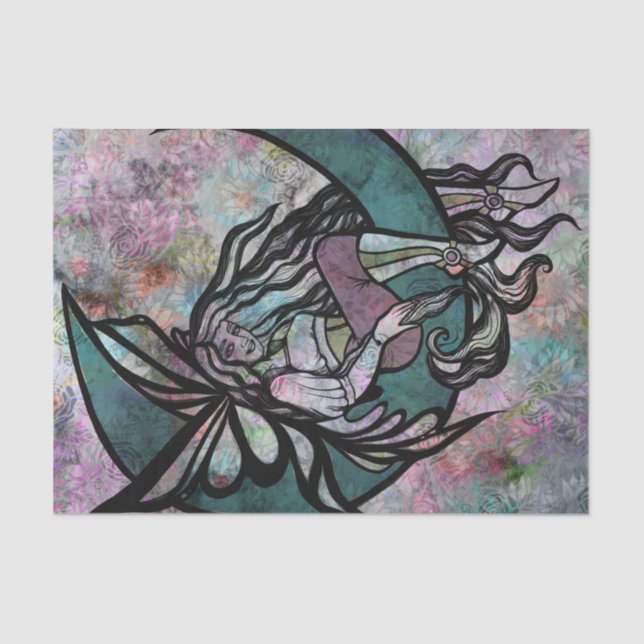 MoonChild Fairy Fairies Moon Child goddess moon    Seidenpapier (Vorderseite)