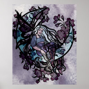 MoonChild Fairy Fairies Moon Kindergoddess Moon Poster