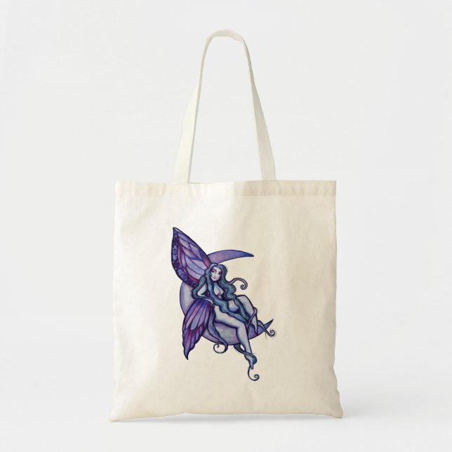 MoonChild Fairy Moon Fee Art Fee Tragetasche (Vorne)