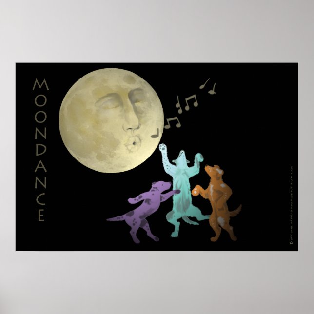 Moondance Hogs Print Poster (Vorne)
