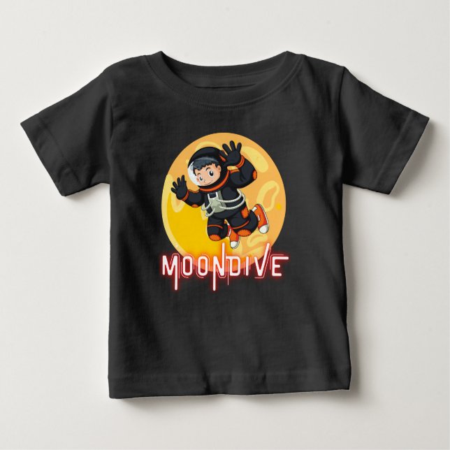 MOONDIVE - RAUMASTRONATION BABY T-SHIRT (Vorderseite)