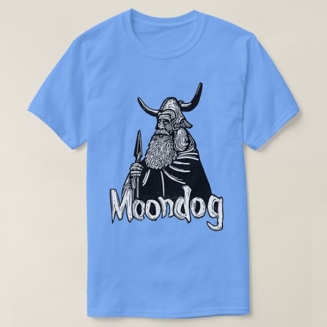 Moondog-Linocut T-Shirt (Design vorne)