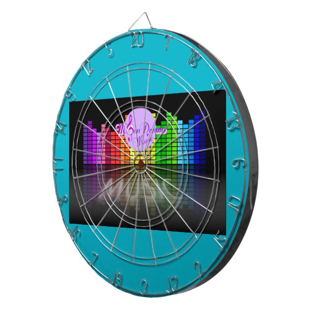 MoonDreams Music Equalizer Metal Cage Dartboard 2 Dartscheibe (Vorderseite rechts)