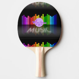 MoonDreams Music Equalizer Ping Pong Paddle Tischtennis Schläger