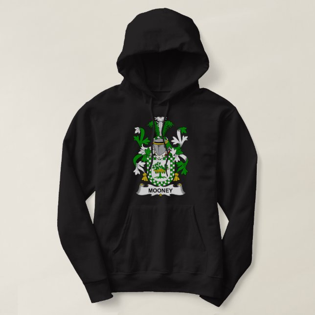 Mooney Coat of Arms  Family Crest  Hoodie (Design vorne)