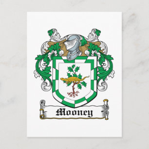 Mooney Familienwappen Postkarte