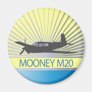Mooney M20 Aviation Magnet
