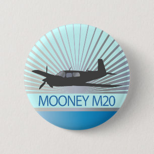 Mooney M20 Luftfahrt Button