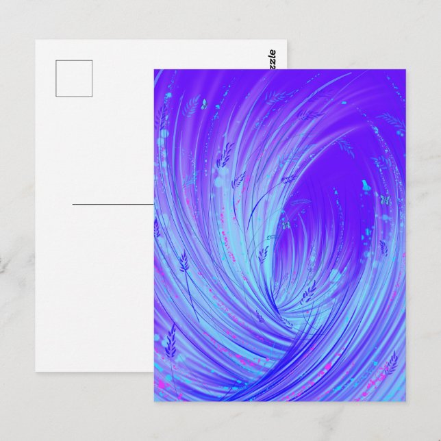 MoonFlower Enchanted Darden Postkarte (Vorne/Hinten)