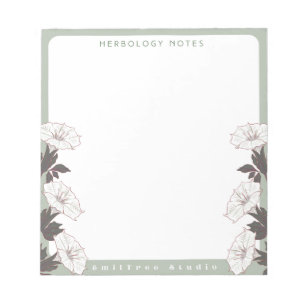 Moonflower Herbology Notepad Notizblock