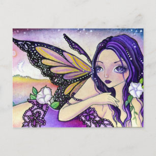 MoonFlower Night - Postkarte