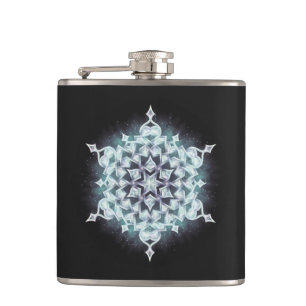 Moonfrost Snowflake Flachmann