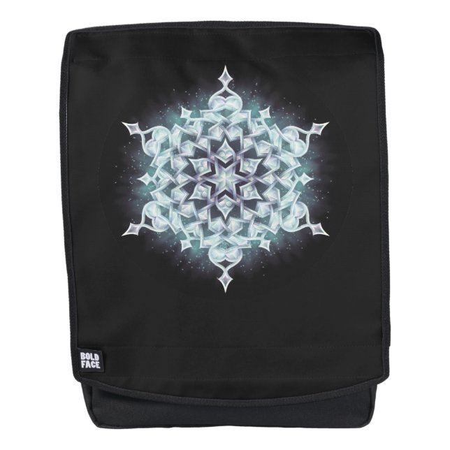 Moonfrost Snowflake Rucksack (Vorderseite)